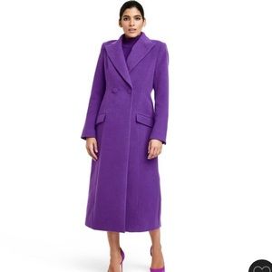Gorgeous Purple Coat💜 Sergio Hudson c Target